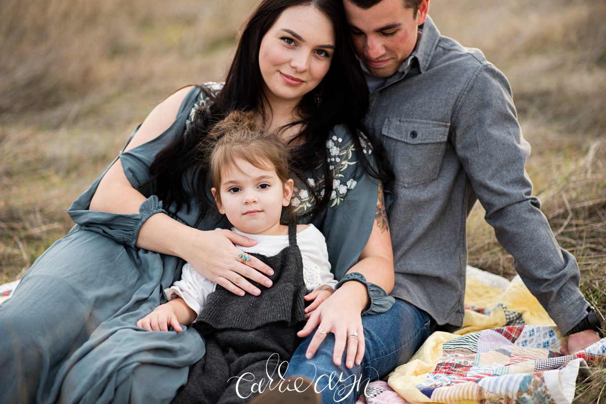 A Golden Hour Family Session in Cameron Park