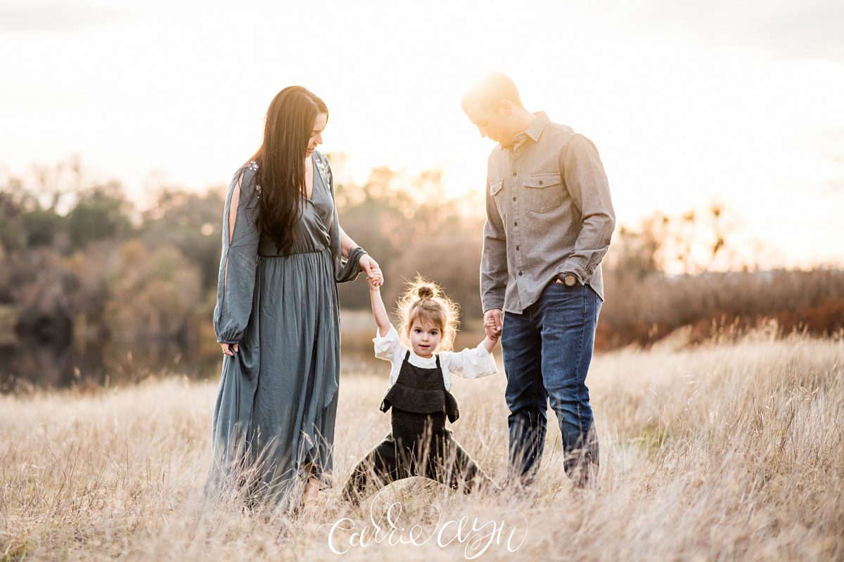 A Golden Hour Family Session in Cameron Park