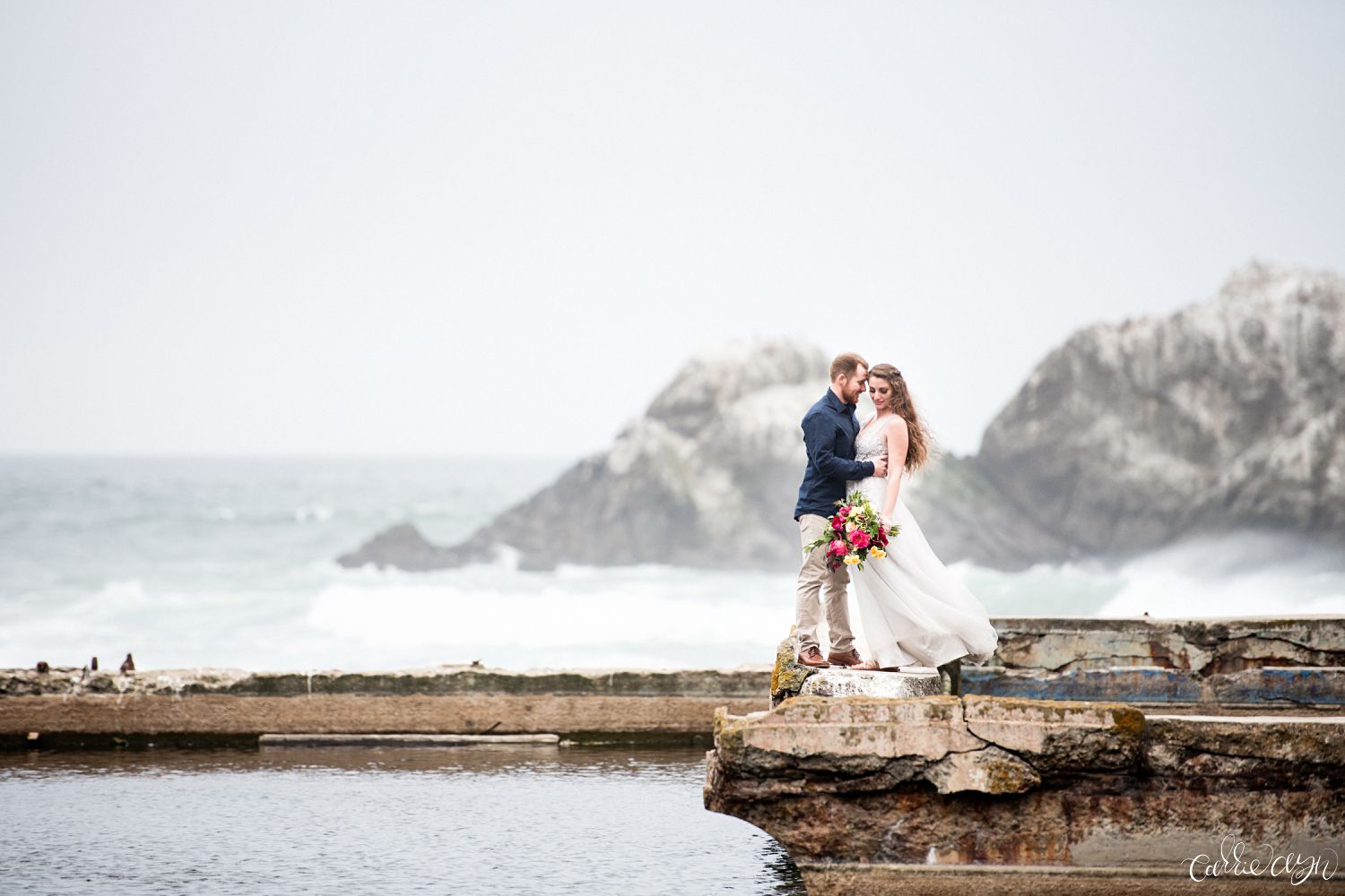 A Sutro Baths Engagement Session in San Francisco