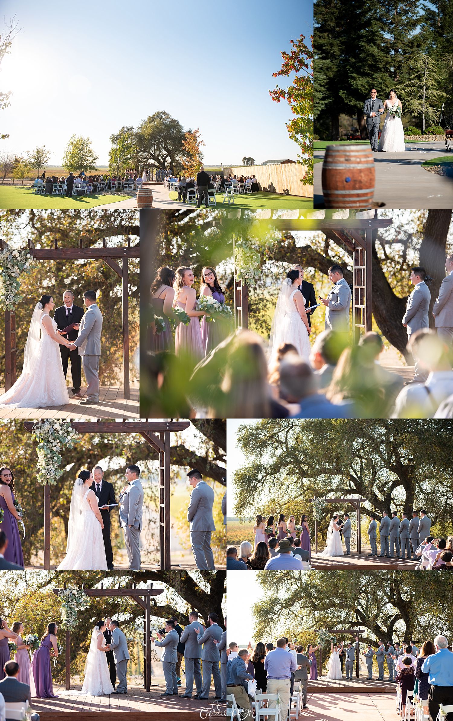Hanford Ranch Winery Wedding in Galt California