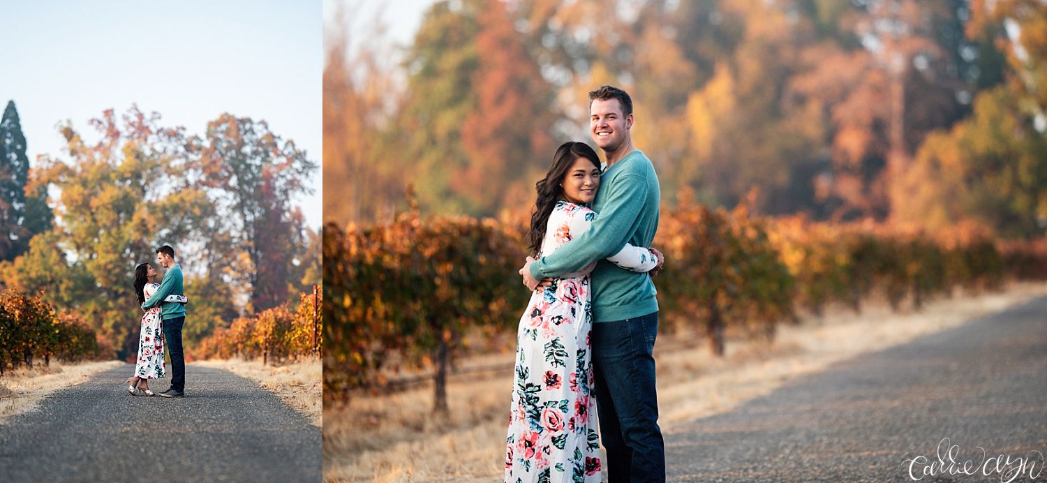 Apple Hill Engagement Session Madrona Winery