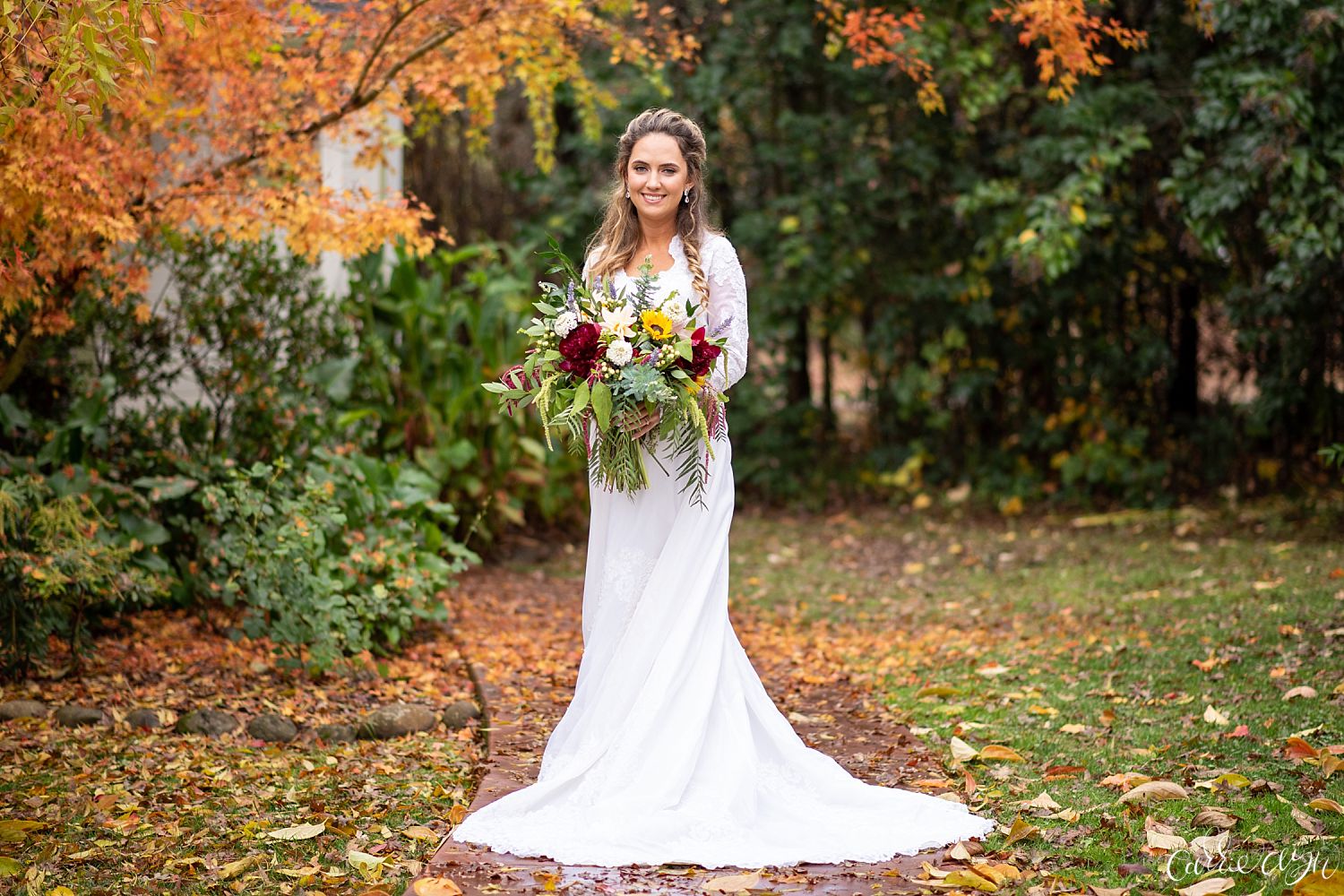 A Fall Wedding at The Flower Farm in Loomis