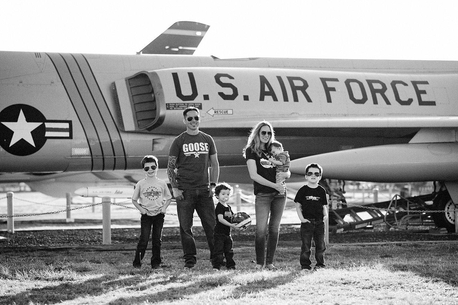 Castle Air Museum Family Session in Atwater
