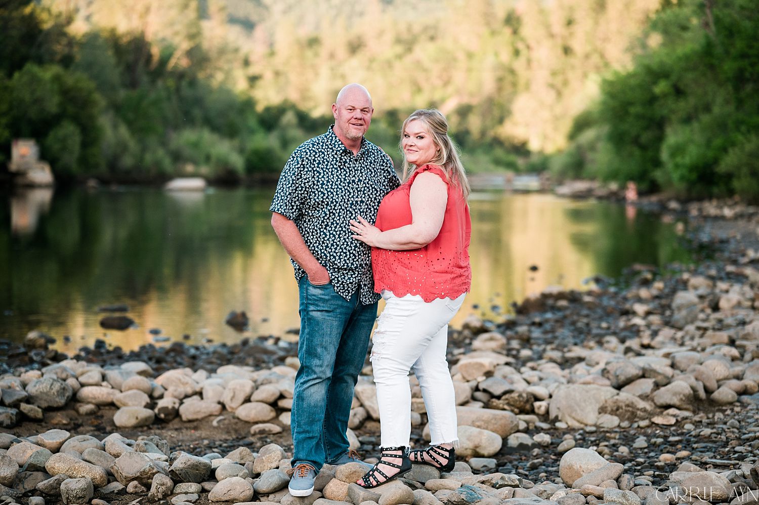 Coloma and Lotus Park Engagement Photos